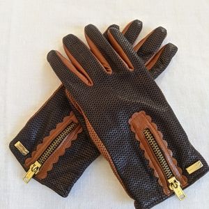 Les copains multi color gloves. Pristine condition
